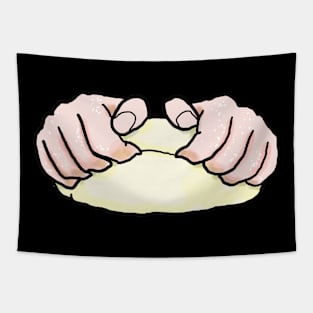 Bread Making Hands Tapestry