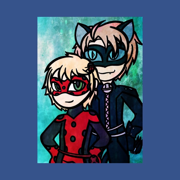 Hetalia USUK - Superheroes by ScribbleSketchScoo