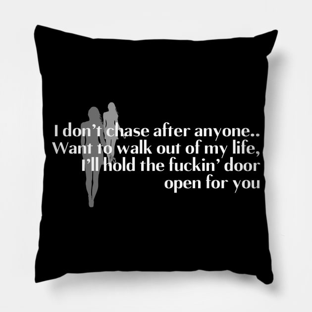 Walk away Pillow by Smoky Lemon