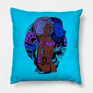 Leo Beauty - Blue Edition Pillow