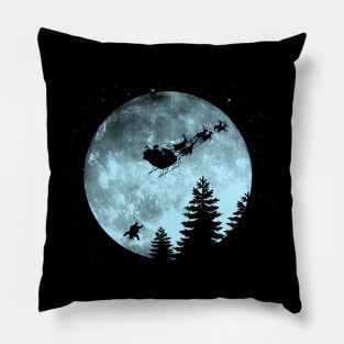 Funny E.t. Alien  Inspired Christmas 80's Movie Parody Pillow