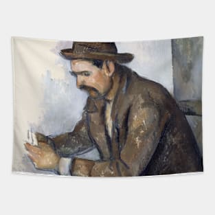 The Cardplayer by Paul Cezanne Tapestry