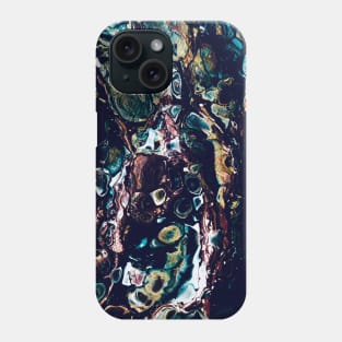 Fluid acrylic abstract Phone Case