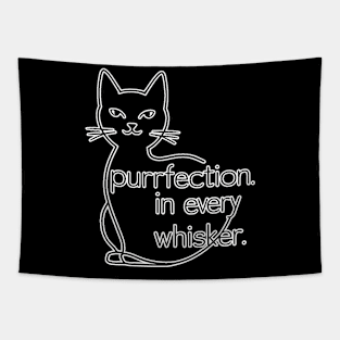 Cat Lover - Purrfection In Every Whisker Tapestry