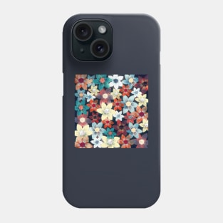 Colorful Floral Scarlet Pimpernel Garden Pattern Phone Case