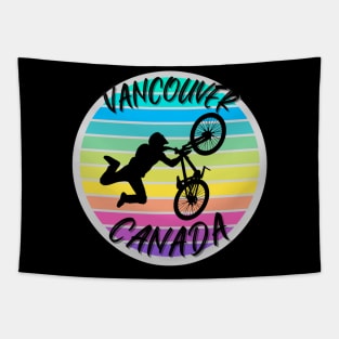 Vancouver Canada Mountain biking Tapestry