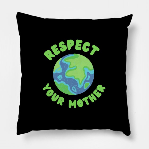 Respect Planet Earth Turtle Art Cute Funny Gift Whale Sea Beach Summer Animals Love Cute Funny Gift Sarcastic Happy Fun Witty Good Spiritual Depression Anxiety Gift Pillow by EpsilonEridani