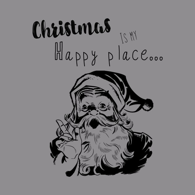 Christmas is my happy place by Madeinthehighlands