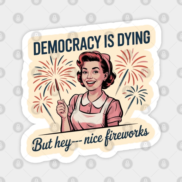 july-4th Magnet by Creatifly Graphic Tees
