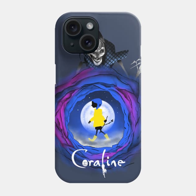 Coraline and The Other Mother (The Beldam) Phone Case by Fine_Design