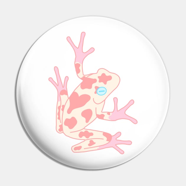 Strawberry Bull Frog Pin by CoreyUnlimited