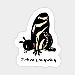 zebra longwing Magnet