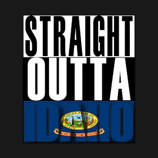 Straight Outta Idaho Flag T-Shirt