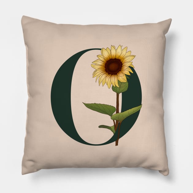 Monogram O Pillow by eveline