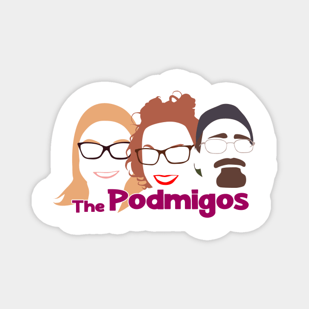 Pink Podmigo Design Magnet by The Sip List Podcast