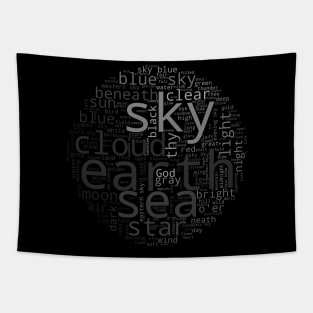 Sky Earth Sea (5) Tapestry