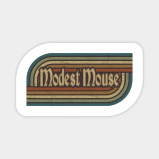 Modest Mouse Vintage Stripes Magnet