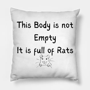 Full of Rats Pillow