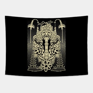 Barong Bali Ilustration 03 Tapestry