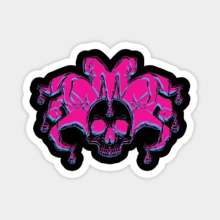 Pink jester Magnet