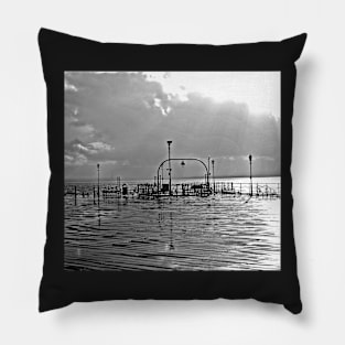 wet south coast pier 1 Pillow