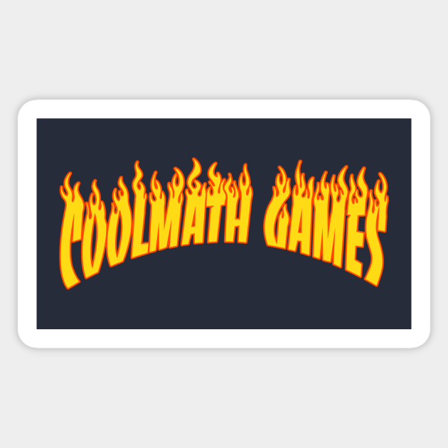 Coolmath Flames - Coolmath Games - Sticker