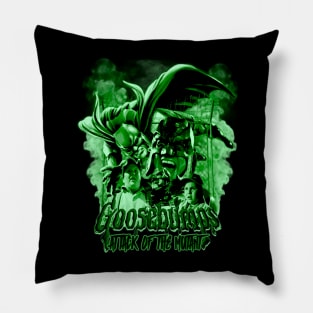 Attack Of The Mutant (Green Variant) Pillow