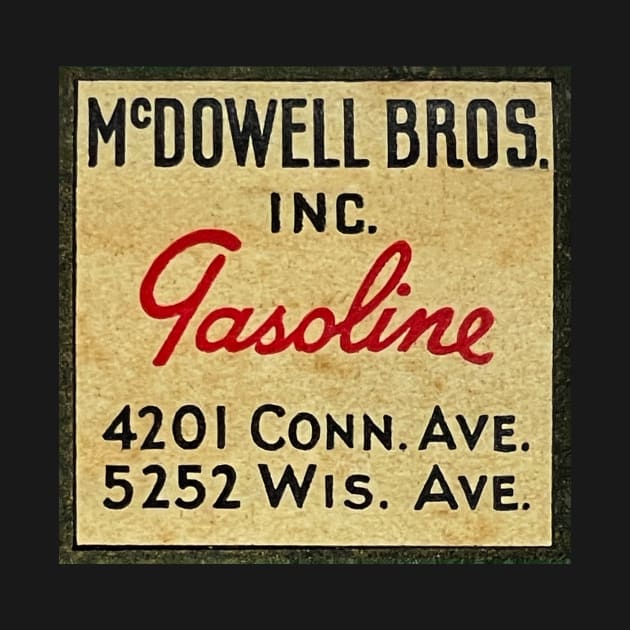 McDowell Brothers Gasoline by Wright Art