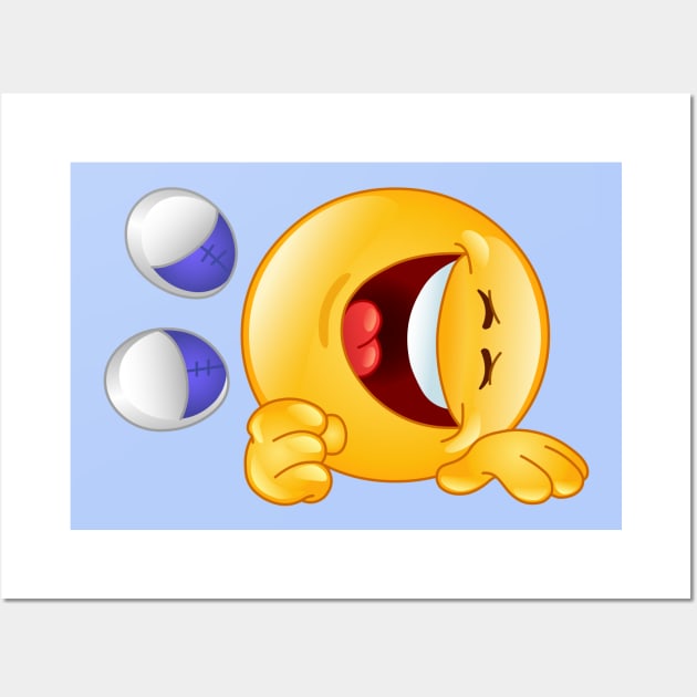 Funny laugh emoji Poster for Sale by Nature Design's