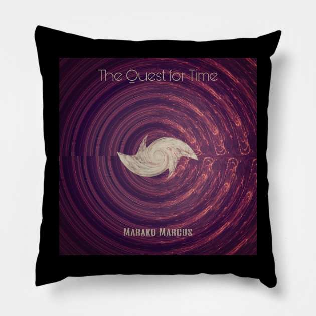 The Quest for Time Album Cover Art Minimalist Square Designs Marako + Marcus The Anjo Project Band T-Shirt Pillow by Anjo