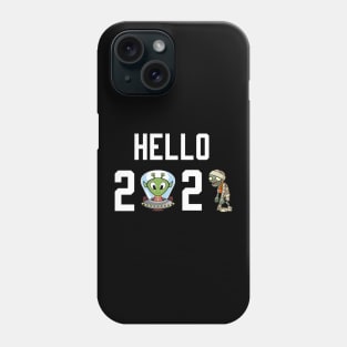 Hello 2021 zombie Phone Case