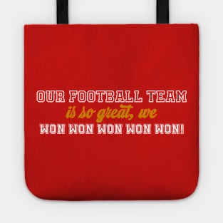 Our Football Team Won! Tote