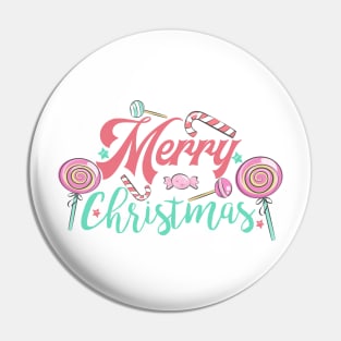 Merry Christmas lollipop Pin