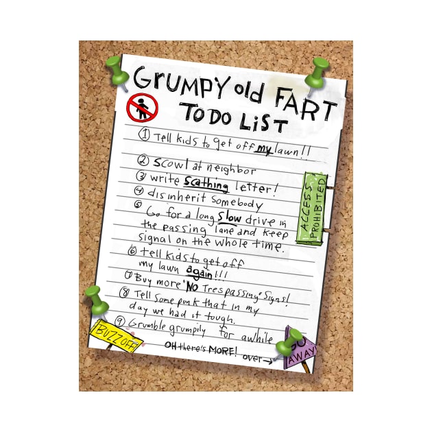 Grumpy Old Fart To-Do List by macccc8