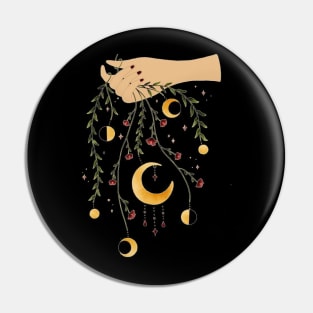 moon flower Pin