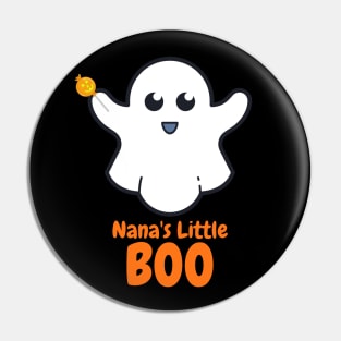 Nana's Little Boo - Halloween Gift for Grandchild Pin