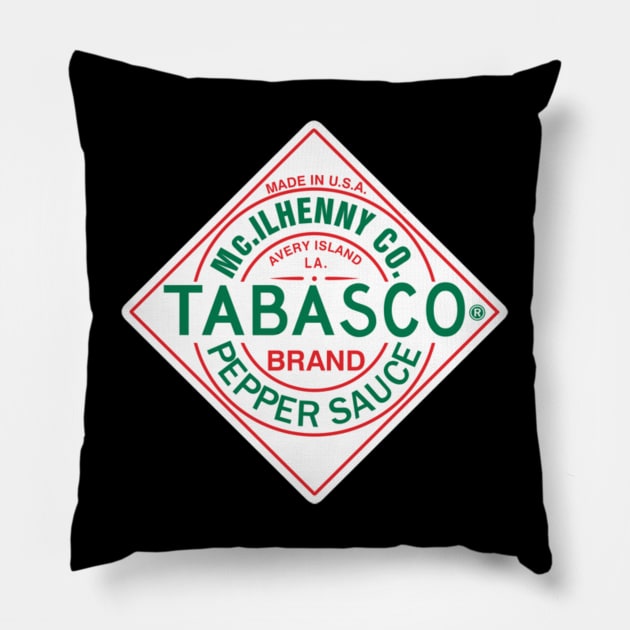 Tabasco Pepper Sauce Pillow by tzolotov