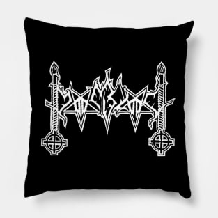 Moonblood Logo | Black Metal Pillow