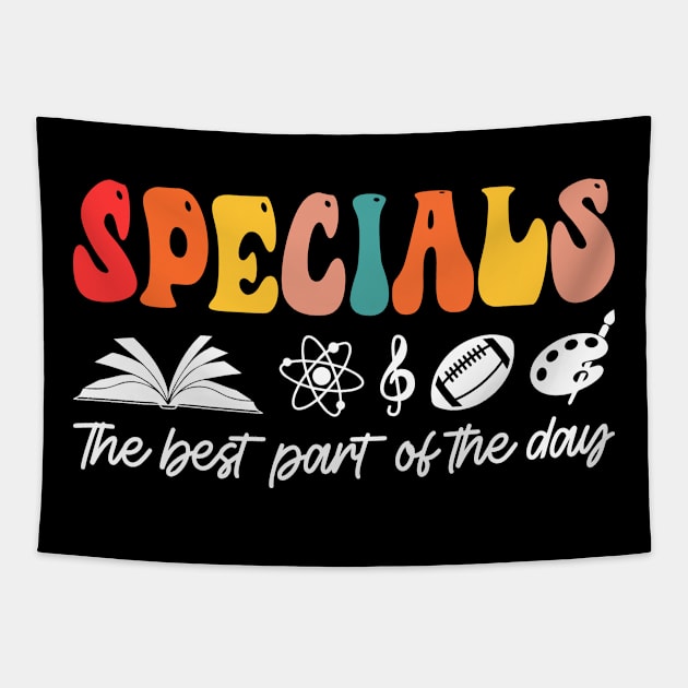 Specials The Best Part Of The Day - Teacher And Students Design Tapestry by BenTee