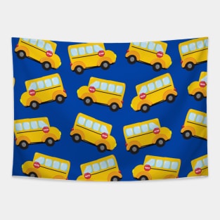 School Bus Tapestry