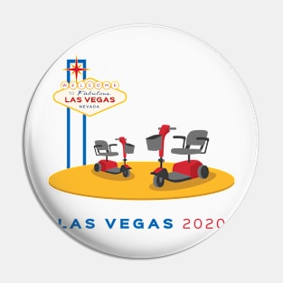 Scooters in Las Vegas 2020 Pin