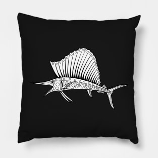 Native Inspired Sailfish Pillow