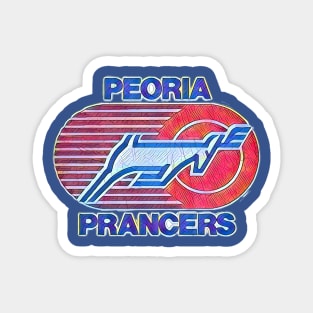 Peoria Prancers Hockey Magnet