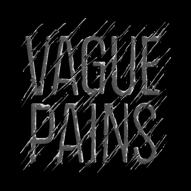 Vague Pains Dark Logo by vaguepains