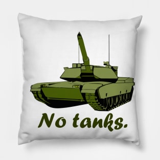 no tanks, Pillow