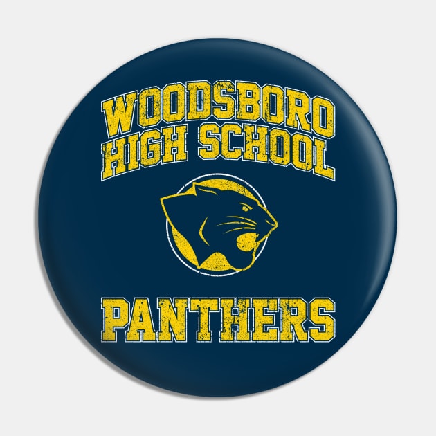 Woodsboro High School Panthers Pin by huckblade