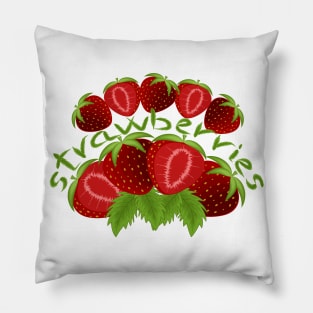 Strawberries Pillow