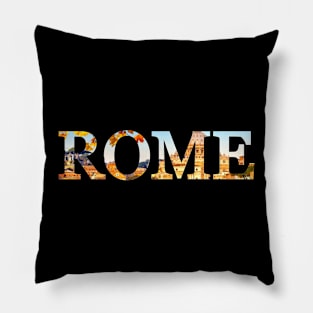 Rome, Italy - A Beautiful City - Travel Pillow