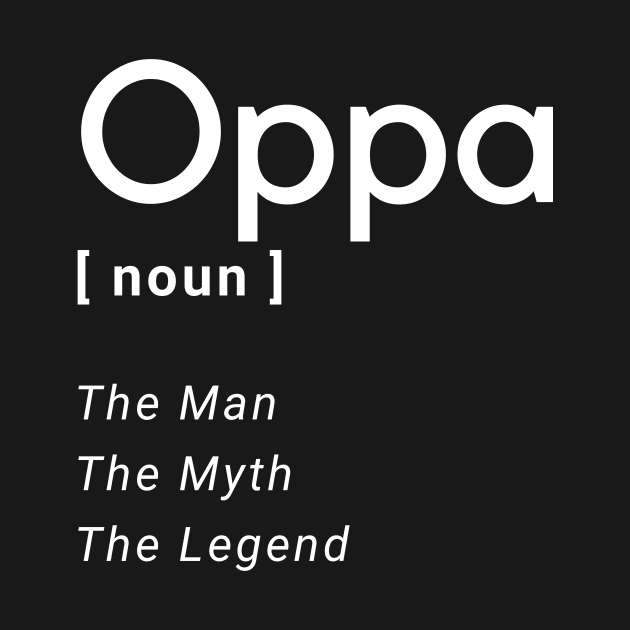 Opa The Man The Myth The Legend Shirt | Simple and cool by BalmyBell