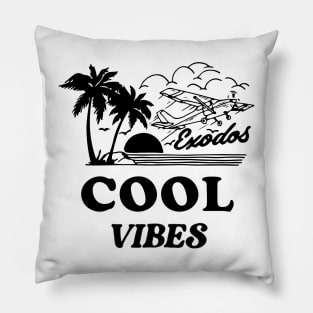 cool vibes. summer. happiness Pillow